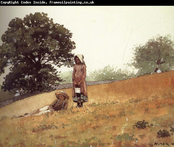 Winslow Homer Boys and girls on the hill